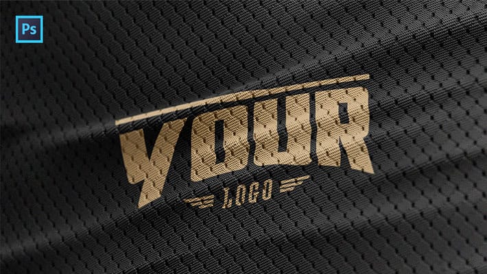 Sports Jersey Texture PSD Logo Mockup