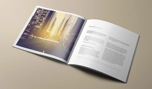 Square Brochure Mockup
