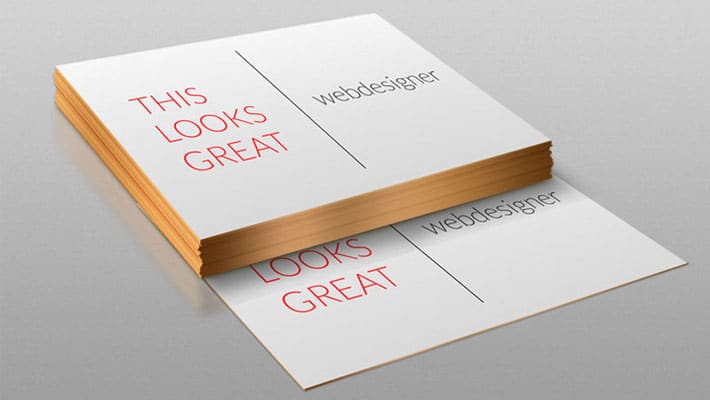 Stack of Business Cards Design Mockup