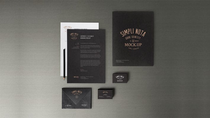 Stationery Branding Mock Up