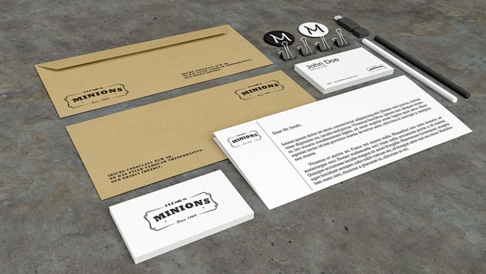 Stationery PSD Mockups