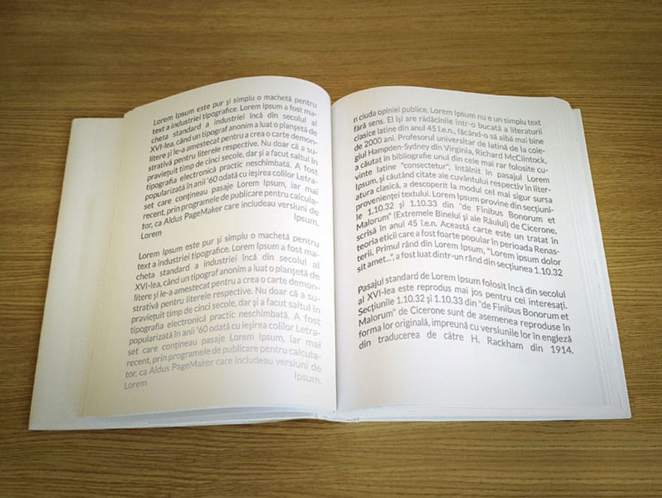 Text Book Mockup Design