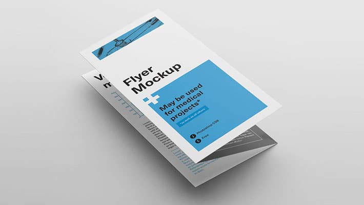 Tri Fold Flyer Mockup