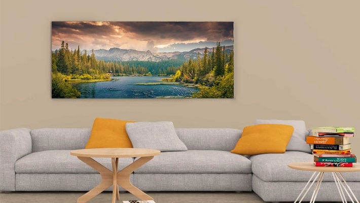 Ultra Wide Wall Art Mockup