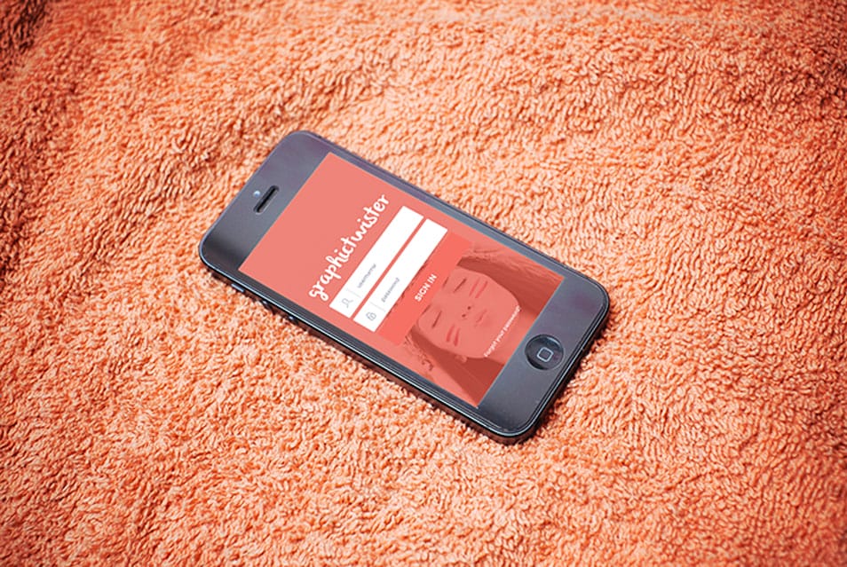 Used iPhone 5 Mockup