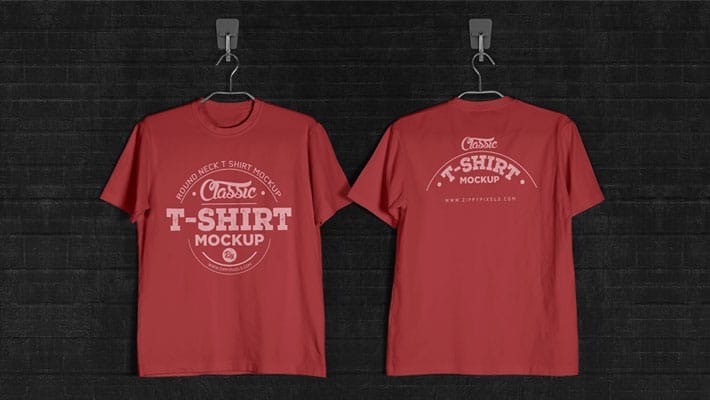 Vintage Styled Free T-Shirt Mockup