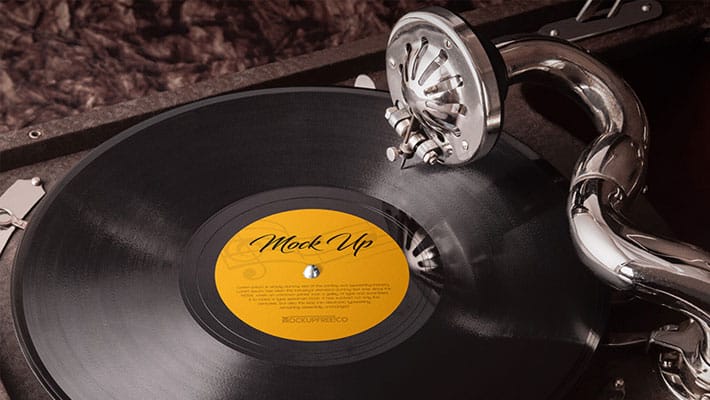 Vinyl Records Mockup