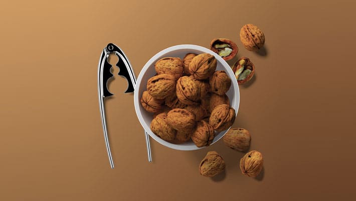 Walnuts Free PSD Mockup