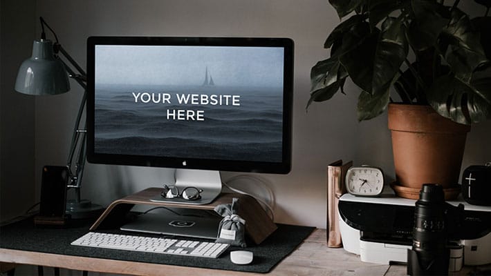 Workspace iMac Mockup