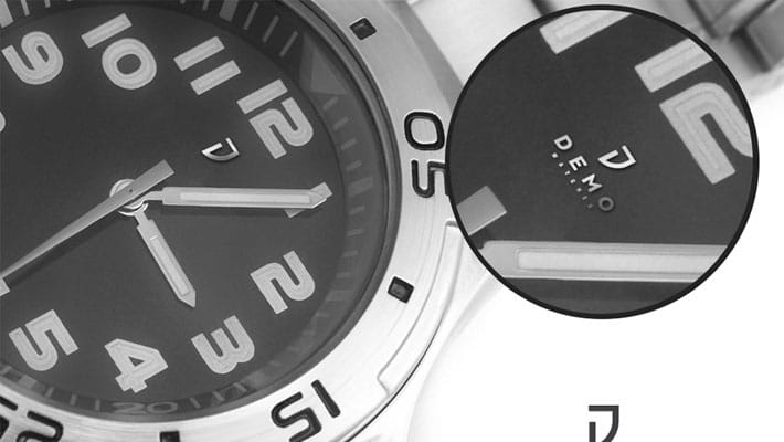 Wrist Watch Logo Mock up