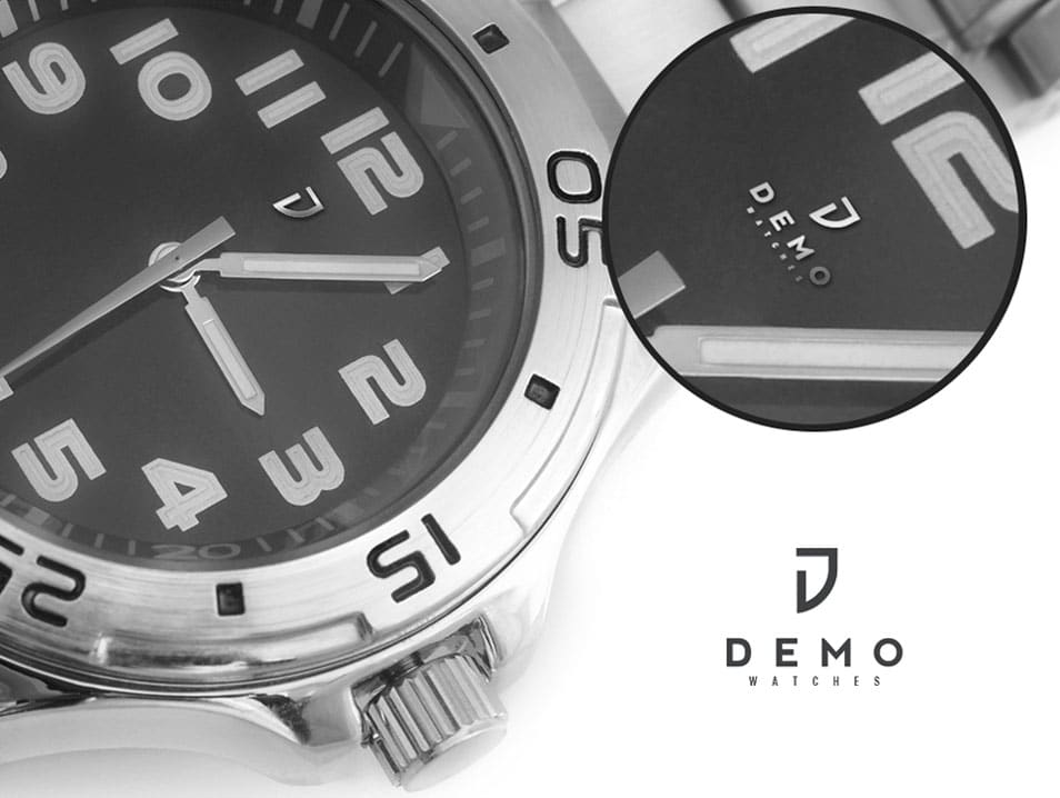 Wrist Watch Logo Mock up