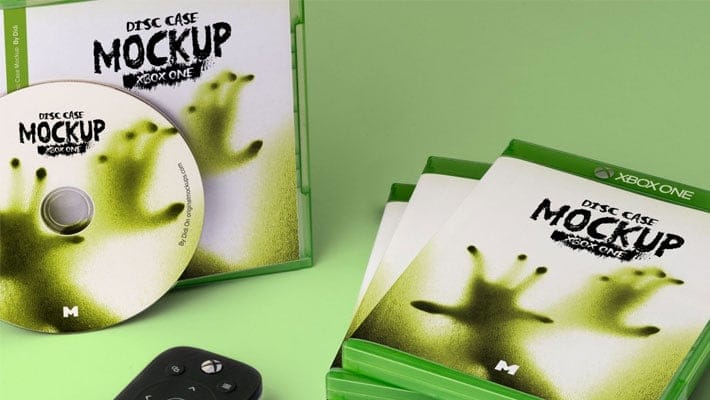 Xbox One Disc Case Mockup