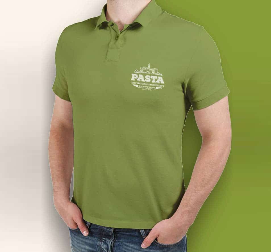 Free Polo T-shirt Mock-up Template