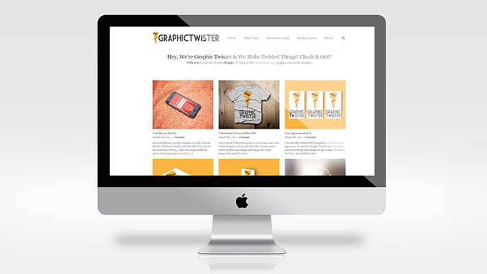 iMac MockUp Template