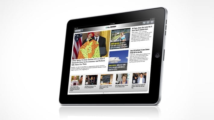 iPad Landscape Presentation Mockup