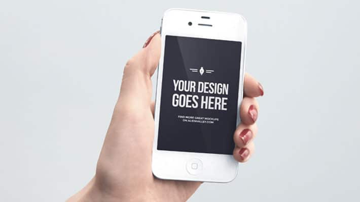 iPhone 4 Mockup PSD