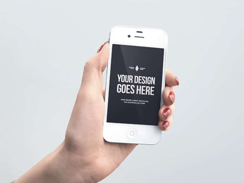iPhone 4 Mockup PSD