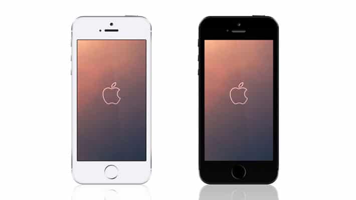 iPhone 5S Mockup PSD