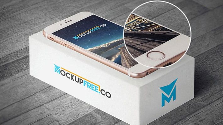 iPhone 6 Hand Hold Mockup