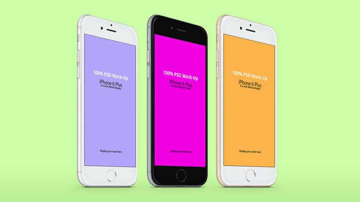 iPhone 6 Plus PSD Mock-Up