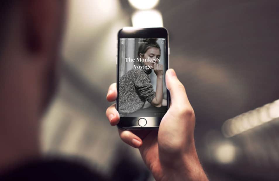 iPhone 6 in the Prague's underground