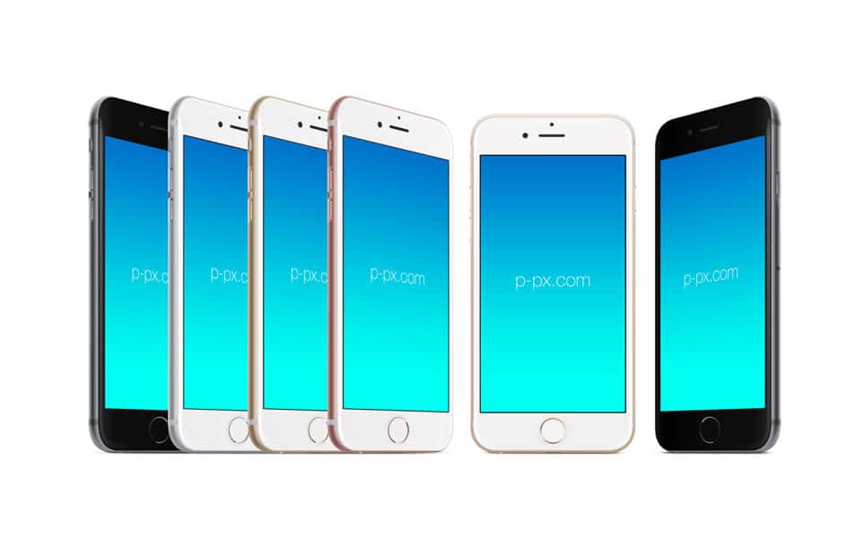 iPhone 6S Vector PSD Mockup