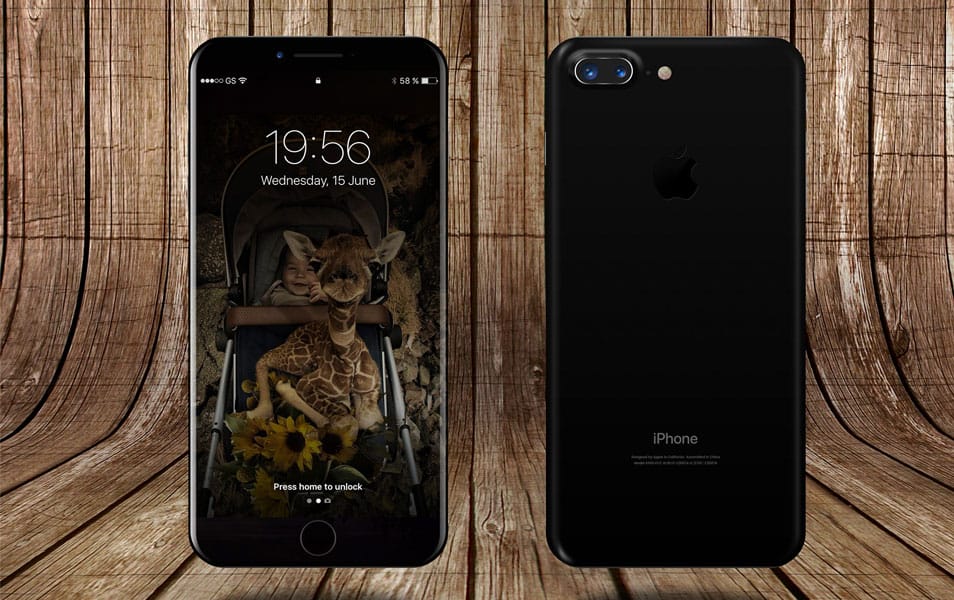 iPhone 8 Front and Back Premium PSD Mockup