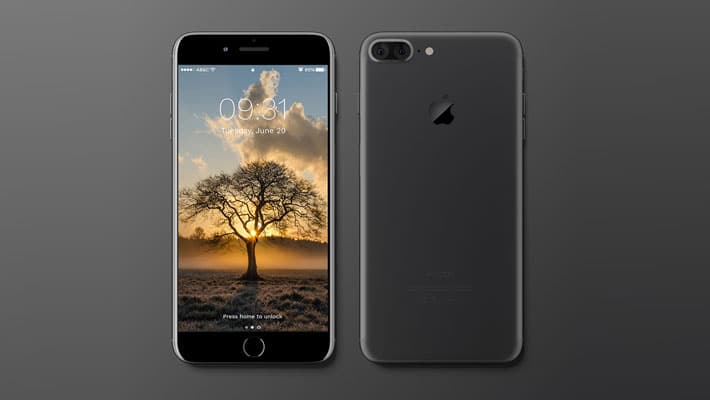 iPhone Plus Free PSD Mockup