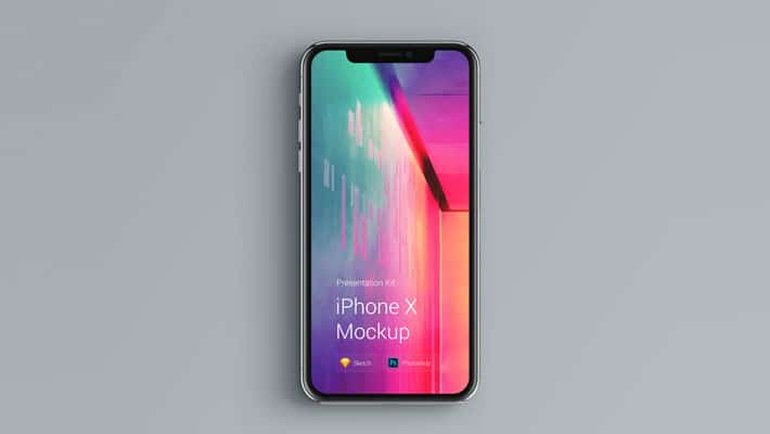 iPhone X Mockup Changeable Color