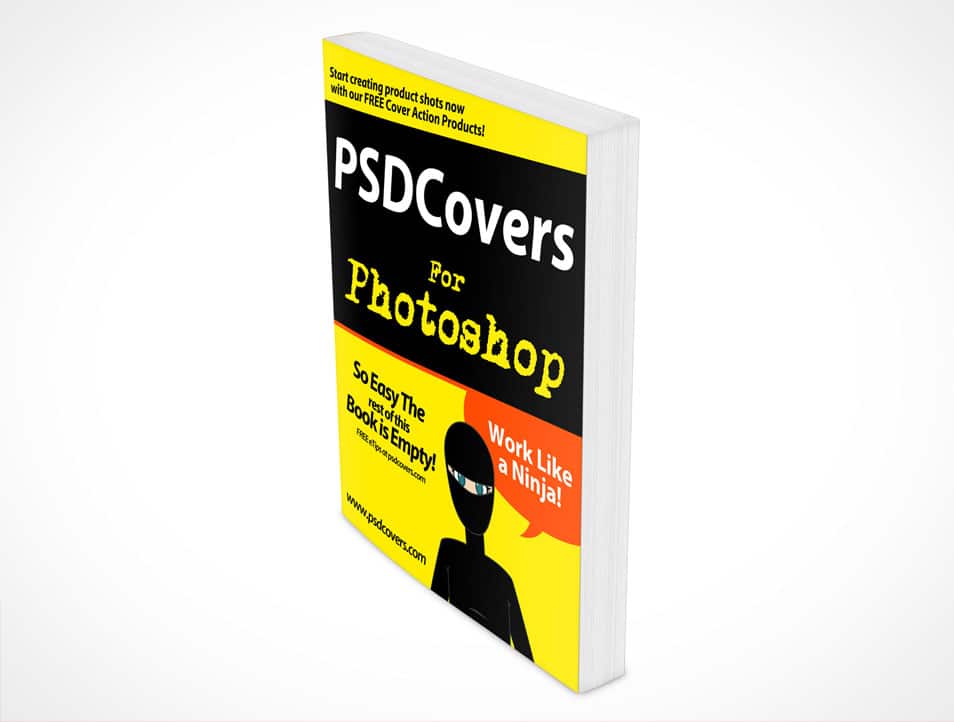 Softcover Book Mockup PSD