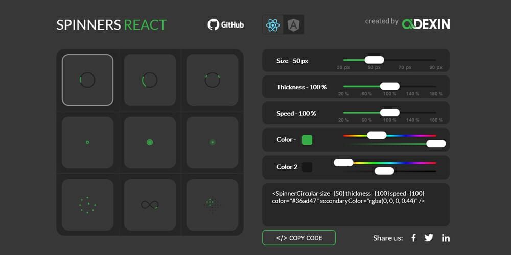 Nice Loading Animation for Websites 146 spinners react