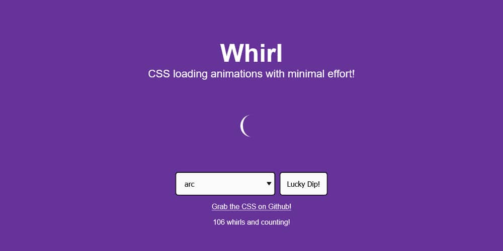 Nice Loading Animation for Websites 134 whirl