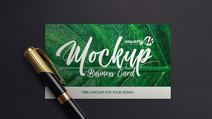 2 Free MockUps for Business Card