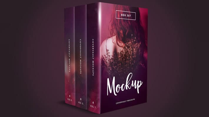 3 Book Box Set Template Without the Box