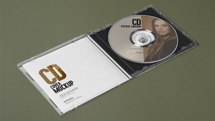 3 Free Outstanding Plastic CD Case Mockups