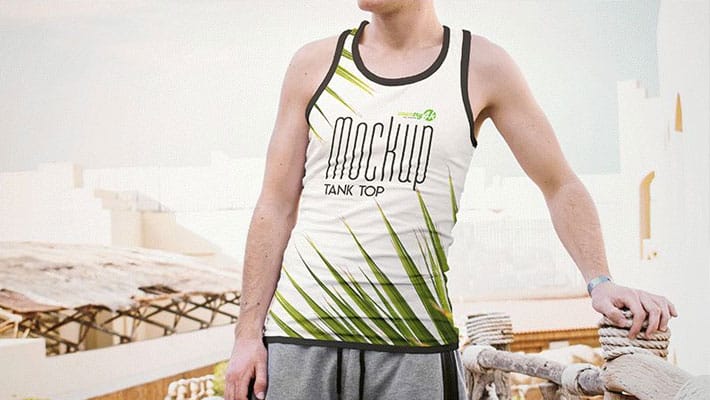 3 Free Tank Top PSD Mockups