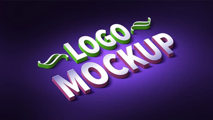 3D Logo & Text Effect Mockup » CSS Author