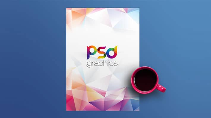 A4 Paper Mockup Free PSD