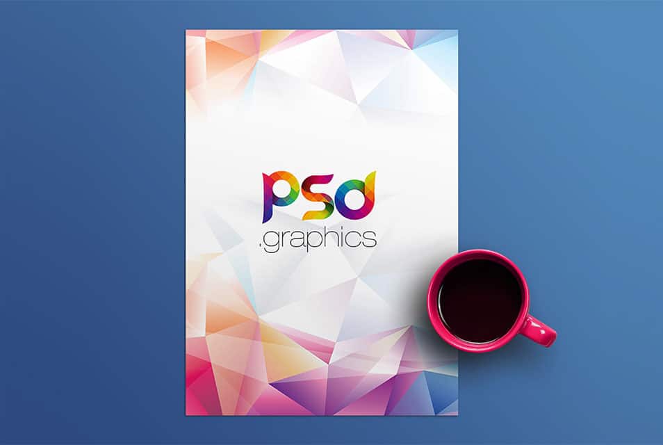 A4 Paper Mockup Free PSD