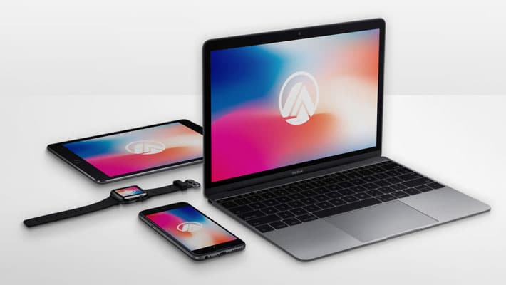 Apple Devices Mockup PSD