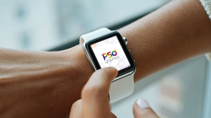 Apple Watch Mockup Free PSD