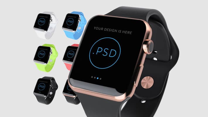 Apple Watch Mockup PSD