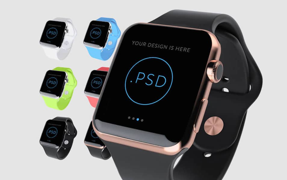 Apple Watch Mockup PSD