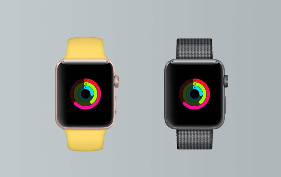 Apple Watch Series 2 PSD Mockup