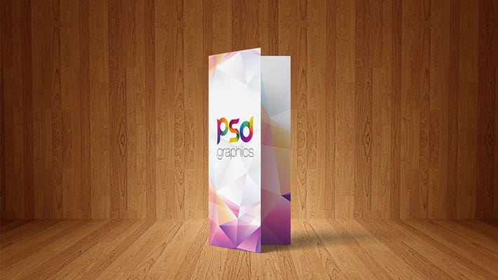 Bi-Fold Brochure Mockup Free PSD