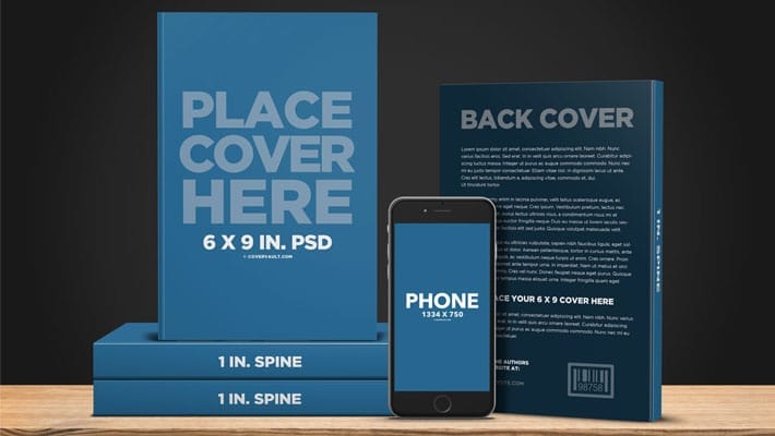 Big Book Promo Template with Ereader