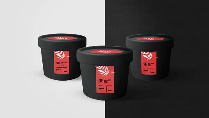 Black Jar Mockup PSD