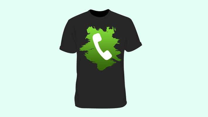 Blank T-Shirt Mockup Template