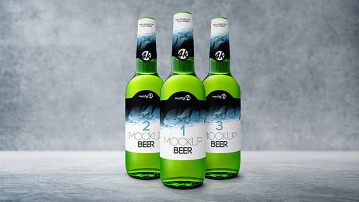 Bottle Beer PSD MockUp