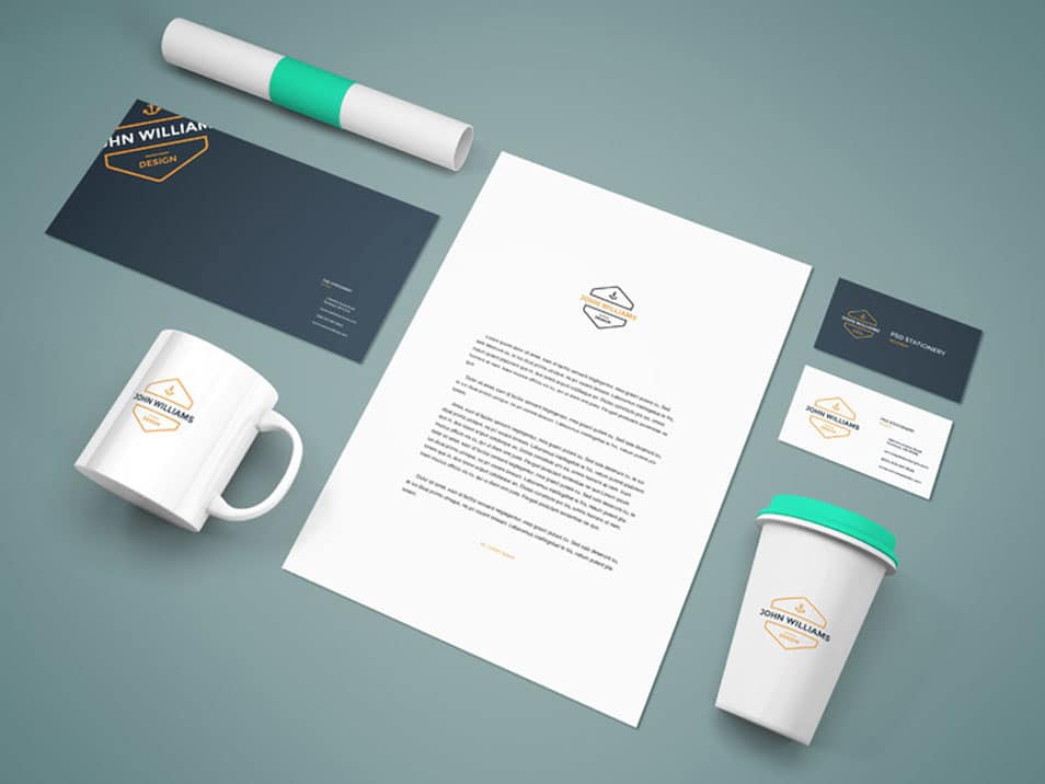 Branding Stationery Mockup